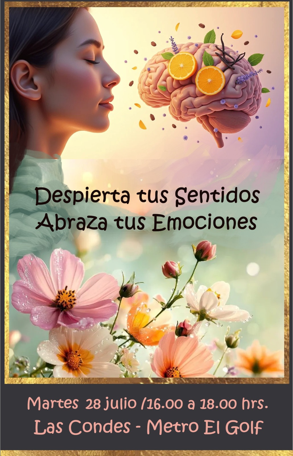Afiche Taller Despierta tus Sentidos
